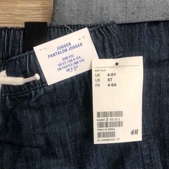 H&M Pantalon Jogger - 5T (NWT) - Picture 4 of 4